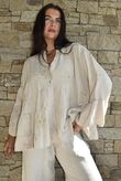 Santos Cotton Zahra Embroidered Smock Stone /10=